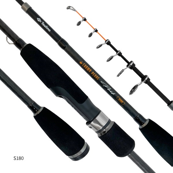 CROWNPEACKS  PACK  SET【振出仕様のコンパクトロッド＆リールセット】